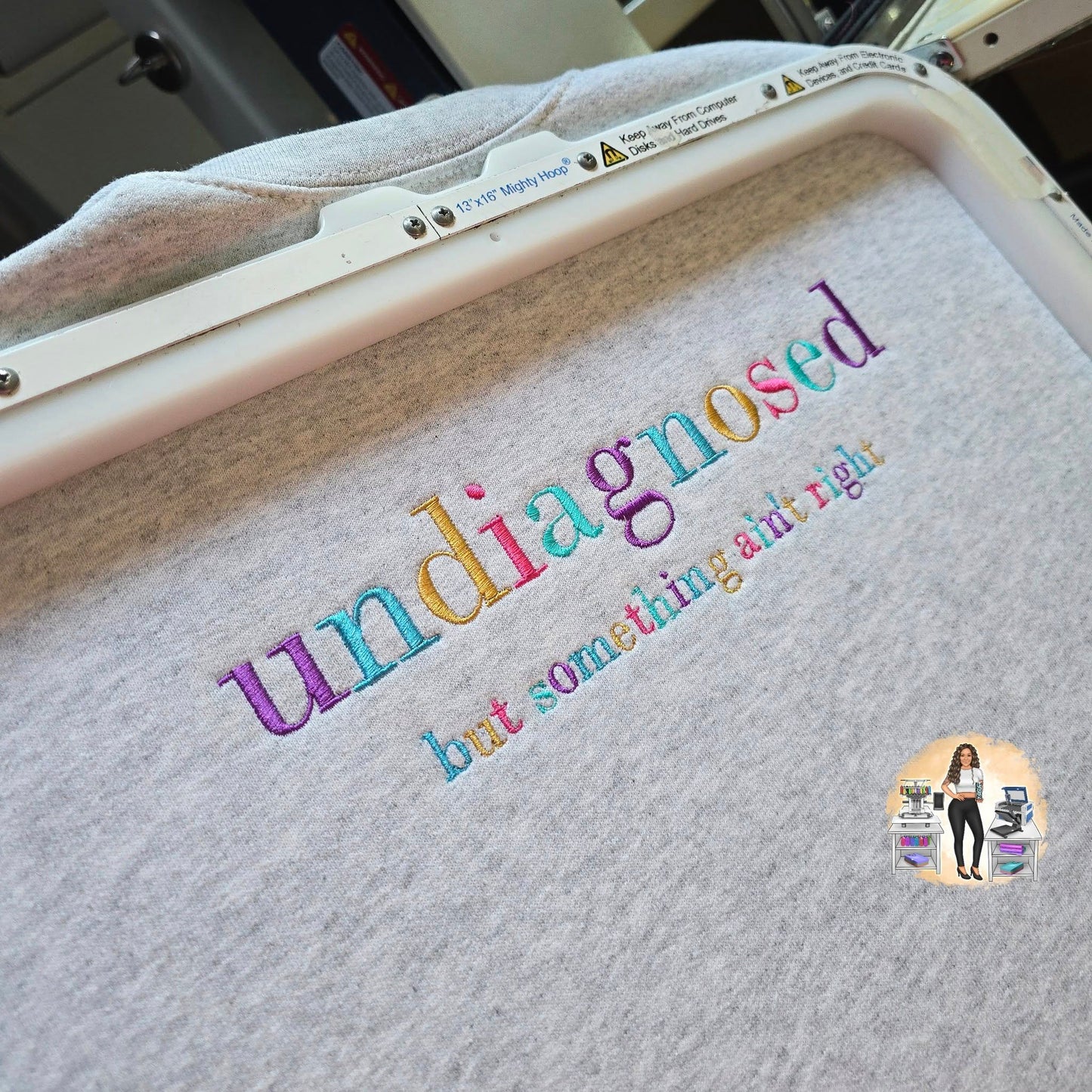 MULTI COLOR THREAD Pick Your Text - WS ♥