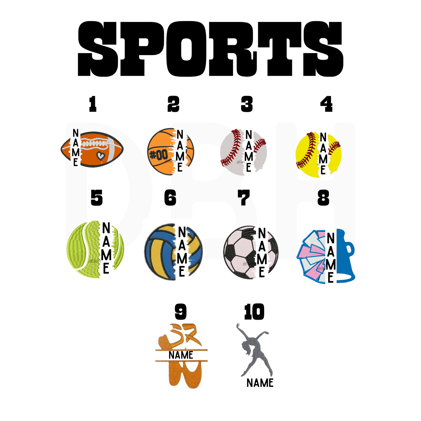 Split Baseball/Softball + Optional Sleeve - WS