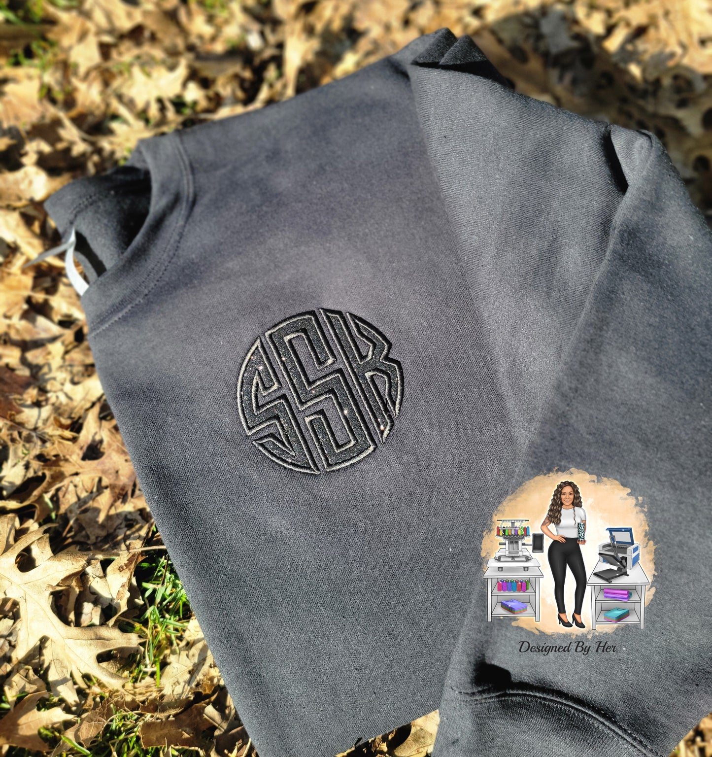 Glitter HTV Monogram - WS