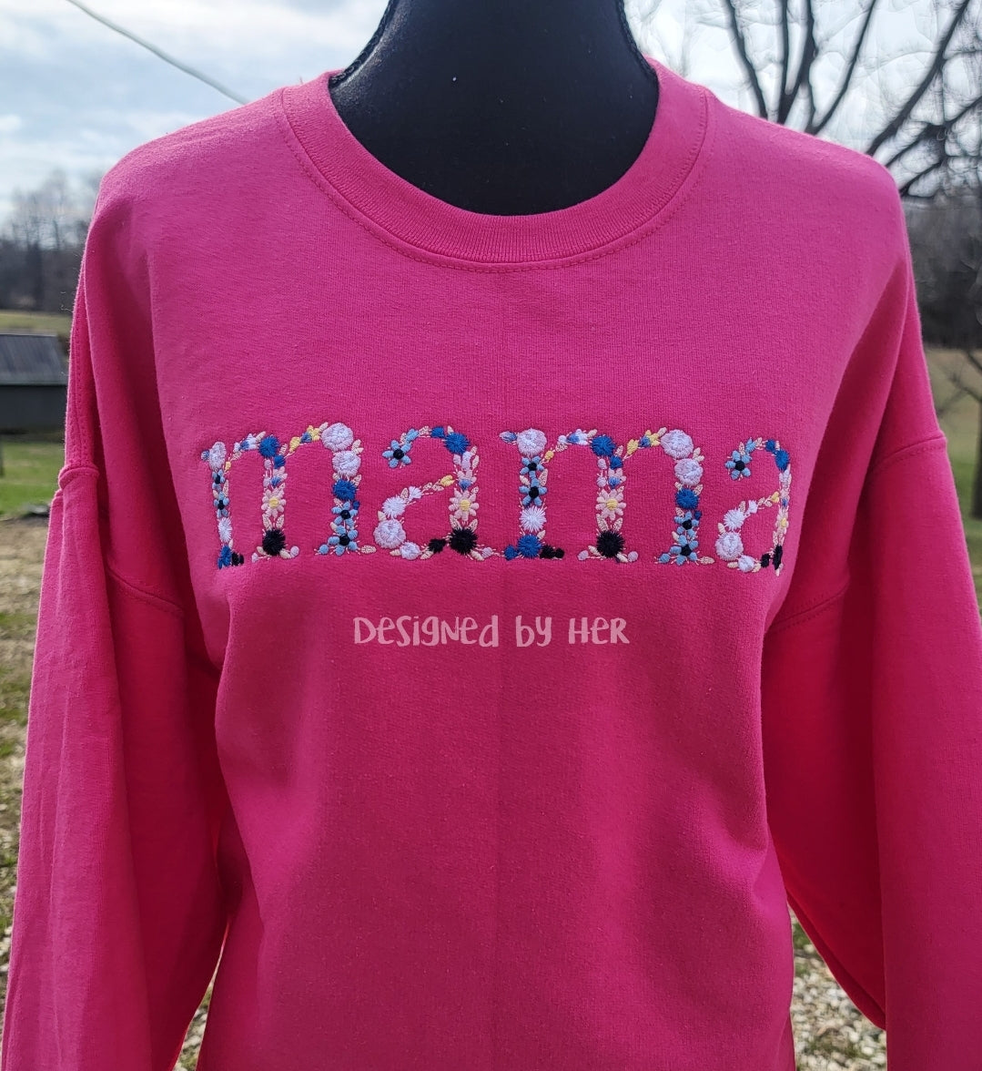 Floral Mama Sweatshirt - WS