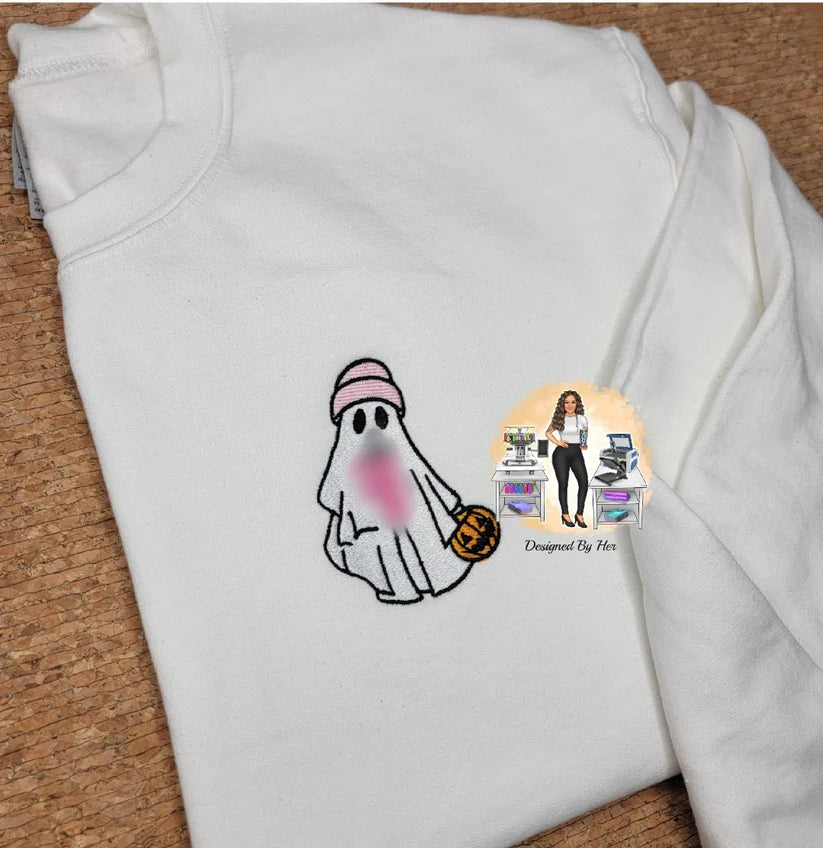 Thirsty Halloween Ghost - WS