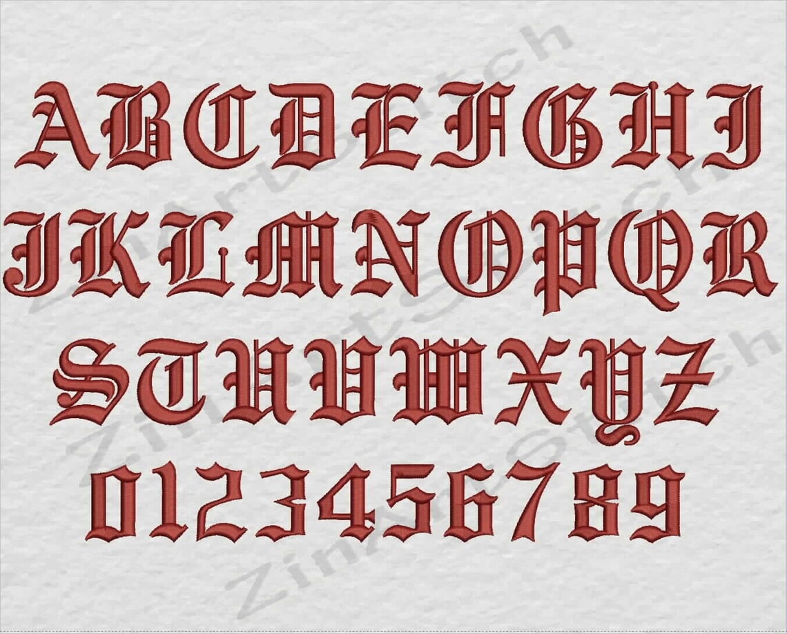 Old English Font - Sense Of Humor ♥ WS