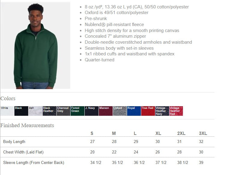 Mama Est. Quarter Zip