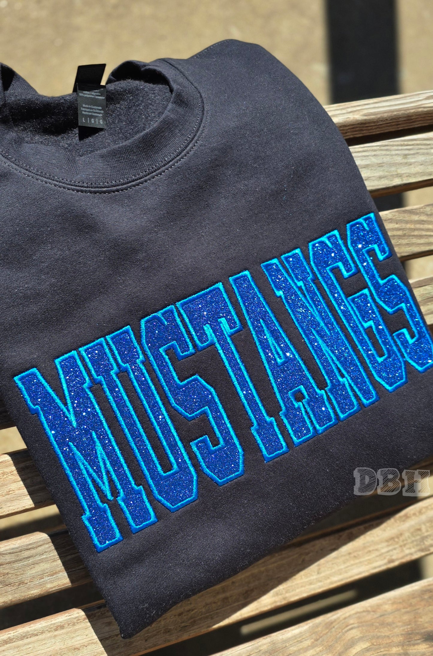 Glitter HTV Mascot Sweatshirts