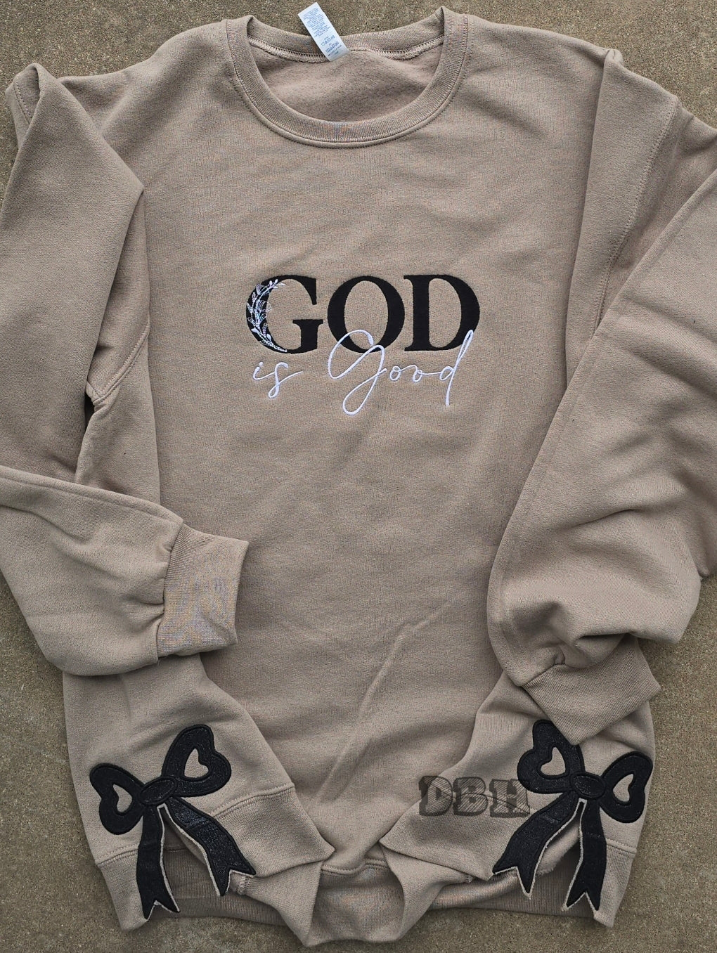 God Is Good with double side bows - WS