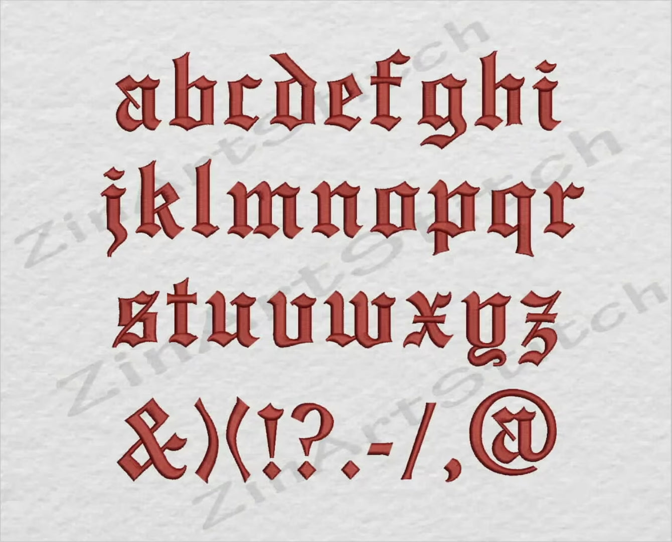 Old English Font - Sense Of Humor ♥ WS
