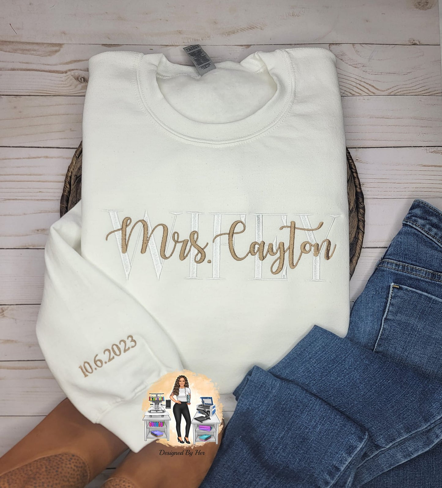 Wedding Sweatshirt with Sleeve