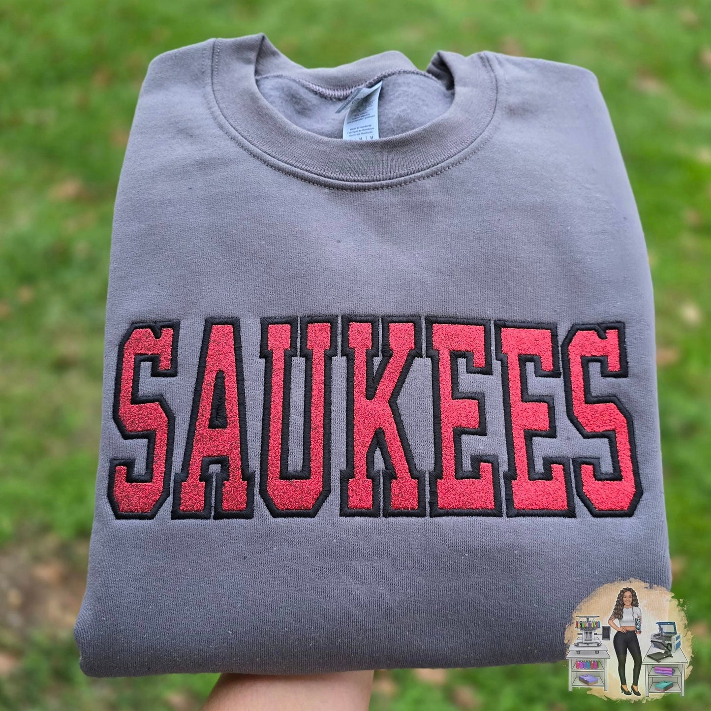 Mascot + HTV Glitter - WS