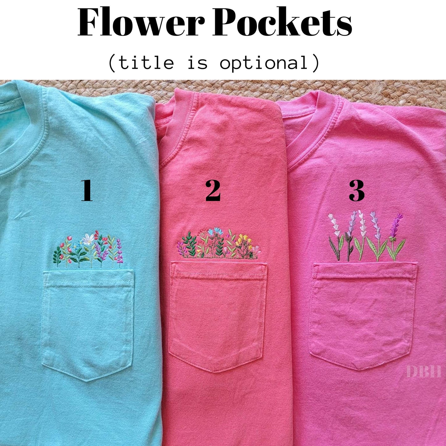 Pocket Wild Flowers - Comfort Colors