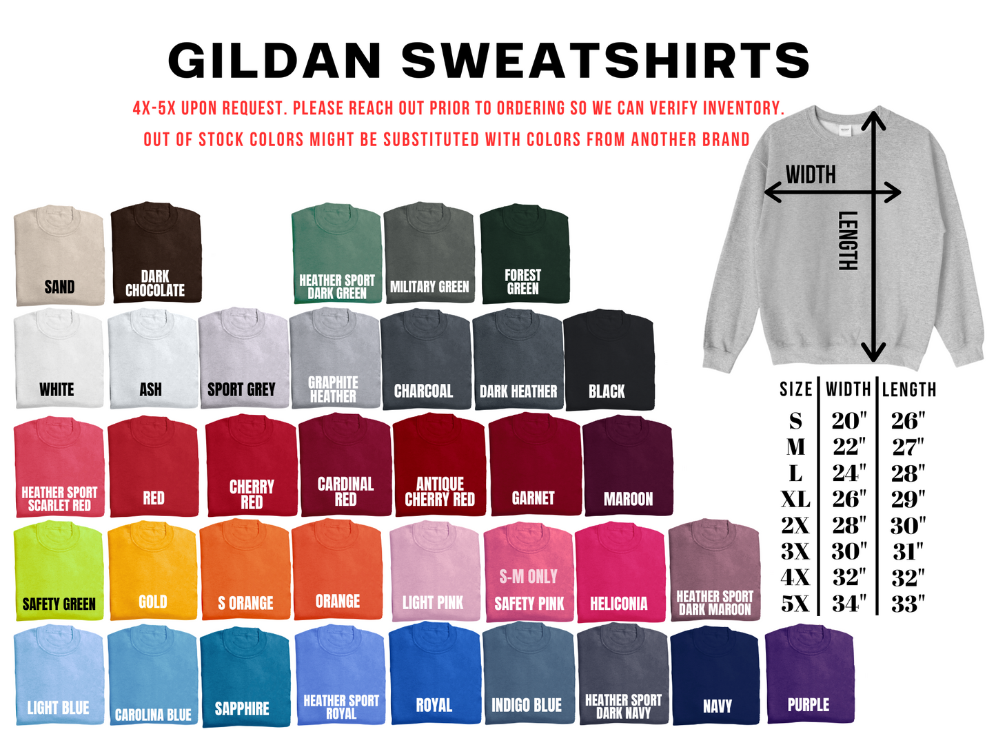 Nurse Sweatshirt - GILDAN BRAND