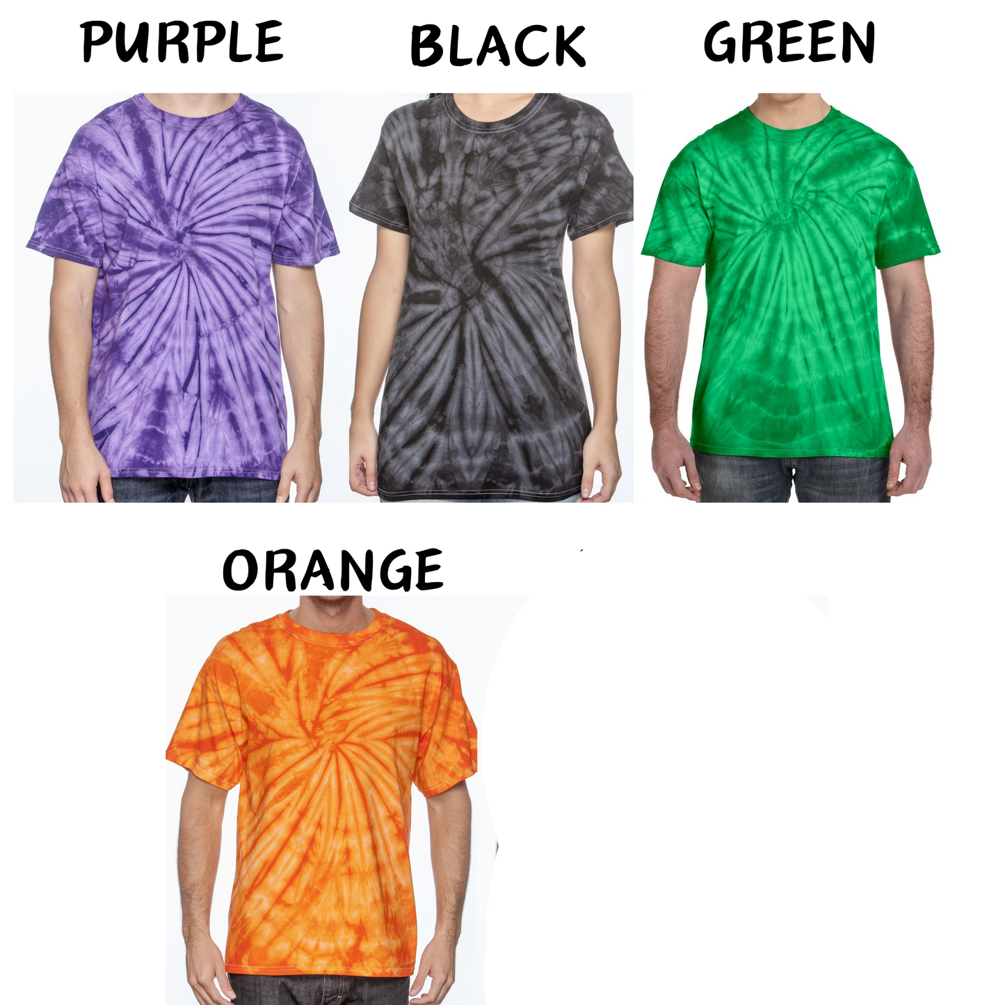 BOO & Ghosts - Tie Dye - WS