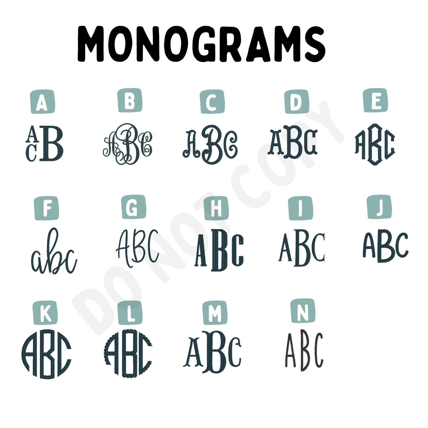 Simple Monogram