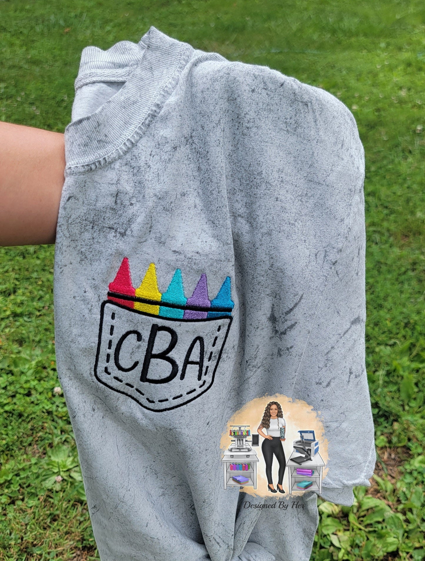Monogram Crayon Pocket - WS