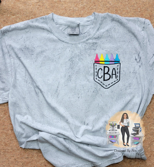 Monogram Crayon Pocket - WS