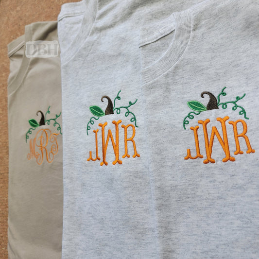 Pumpkin Monogram - WS