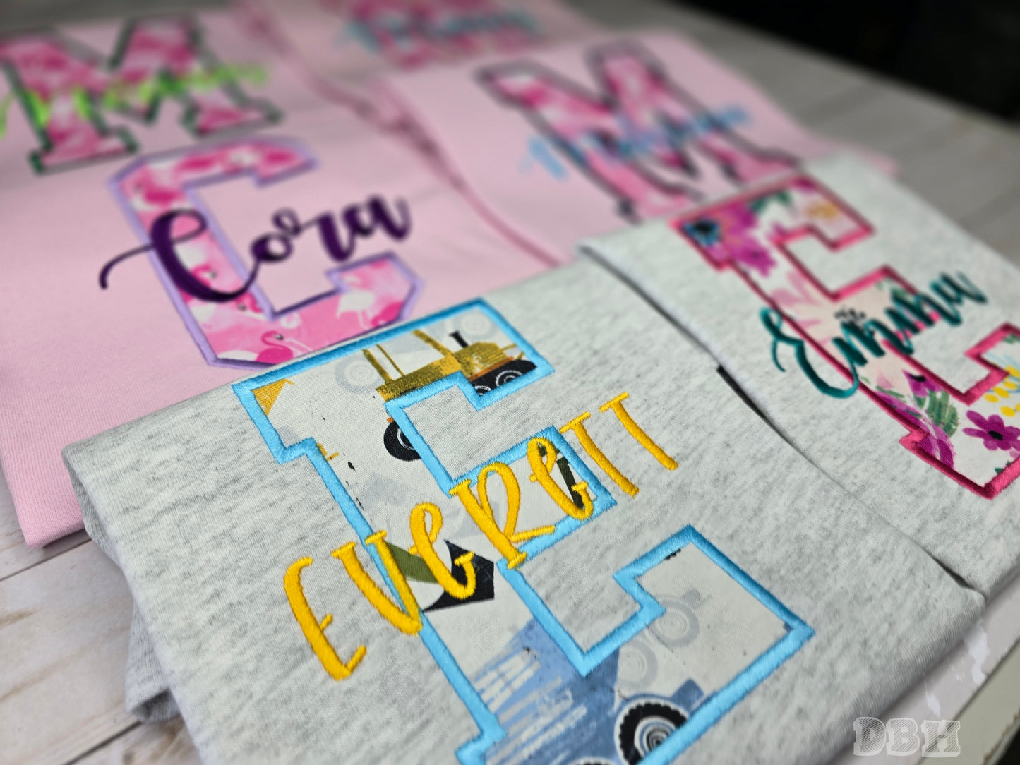 Letter & Name Applique - WS