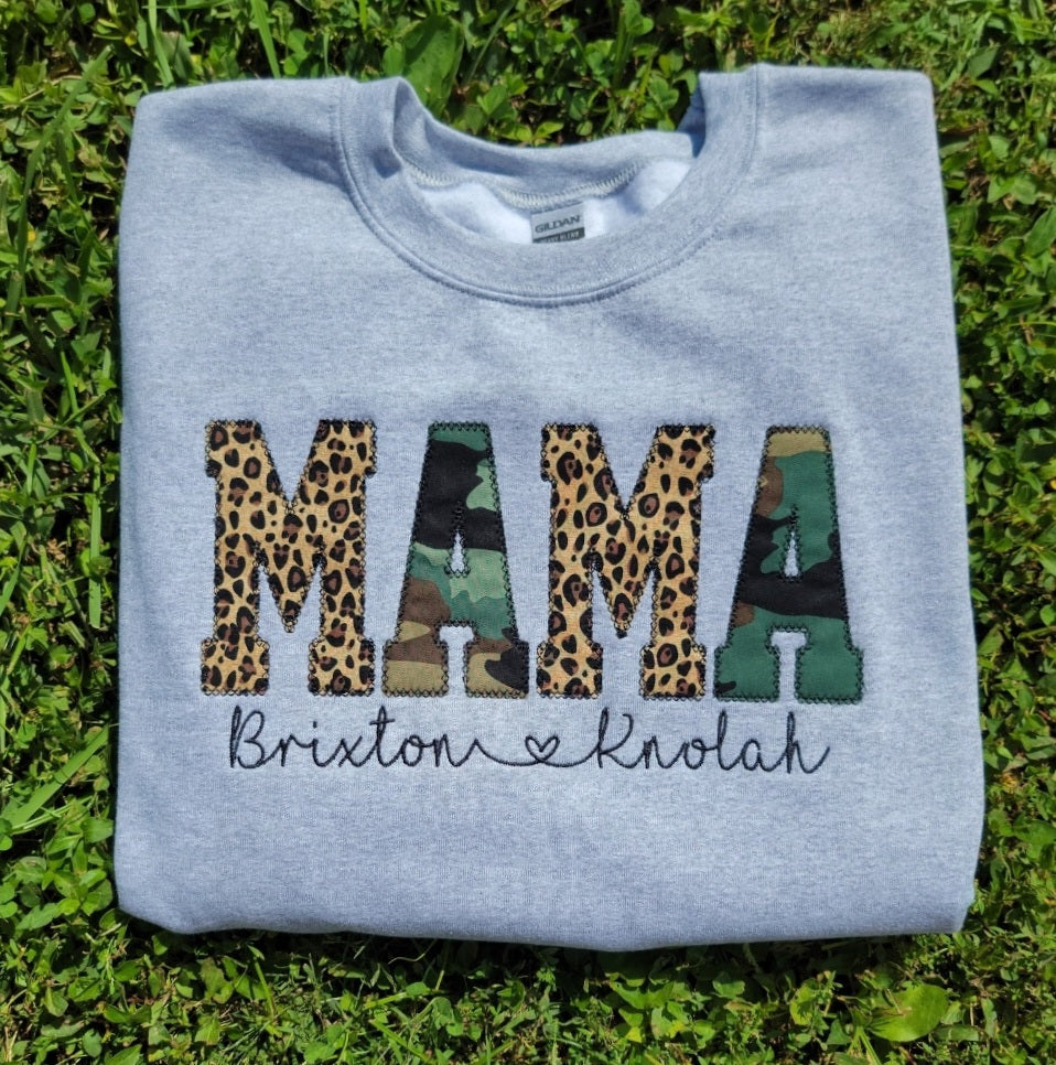 Alternating Fabric - Varsity Applique - WS