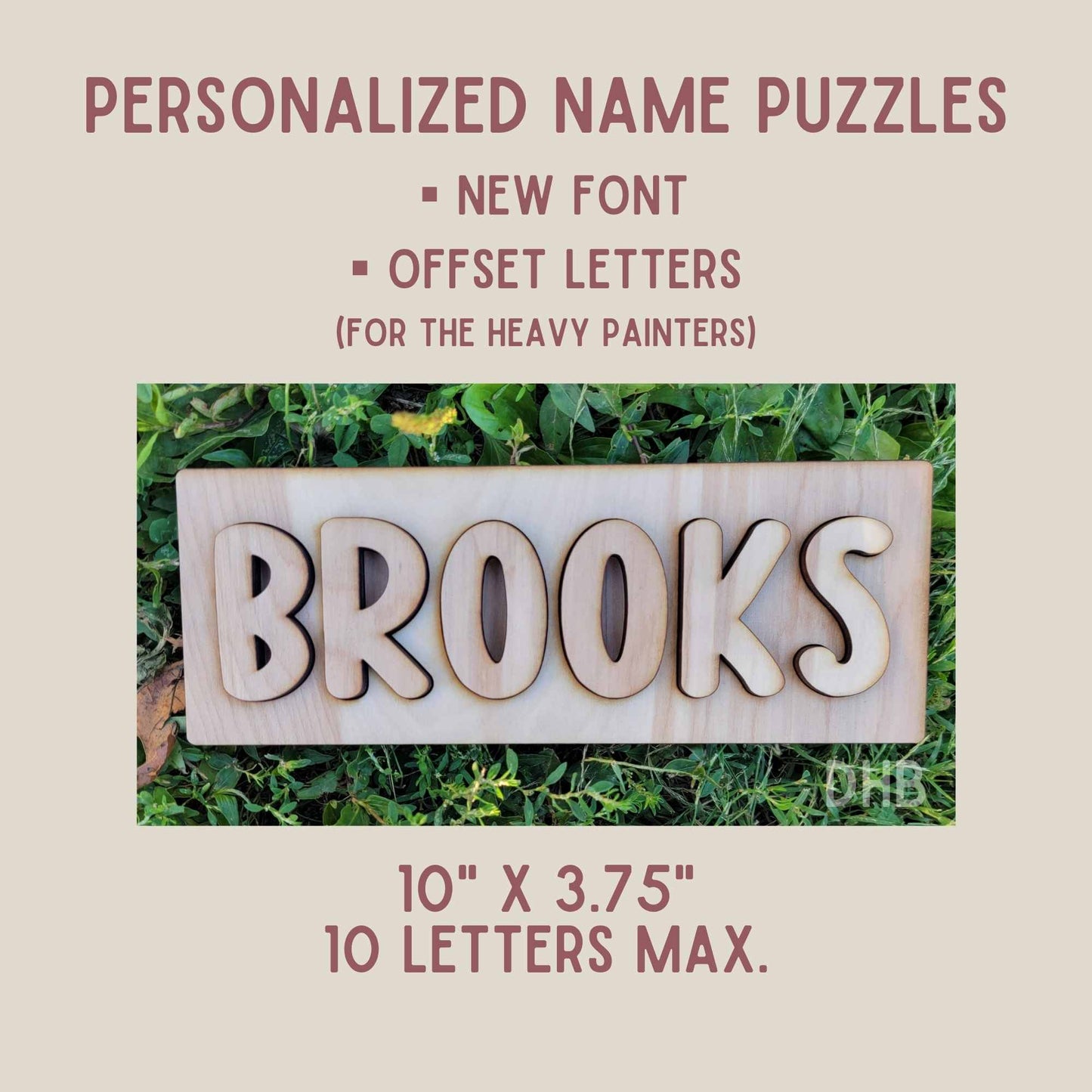 Personalized Name Puzzles