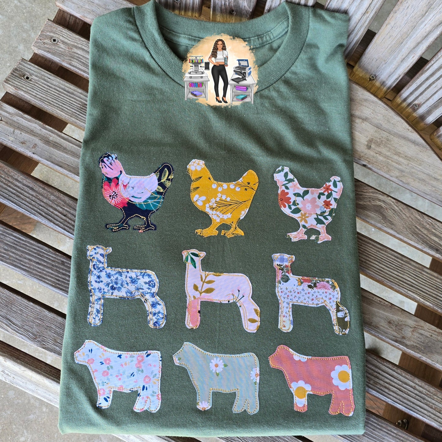 Farm Animals Applique - WS