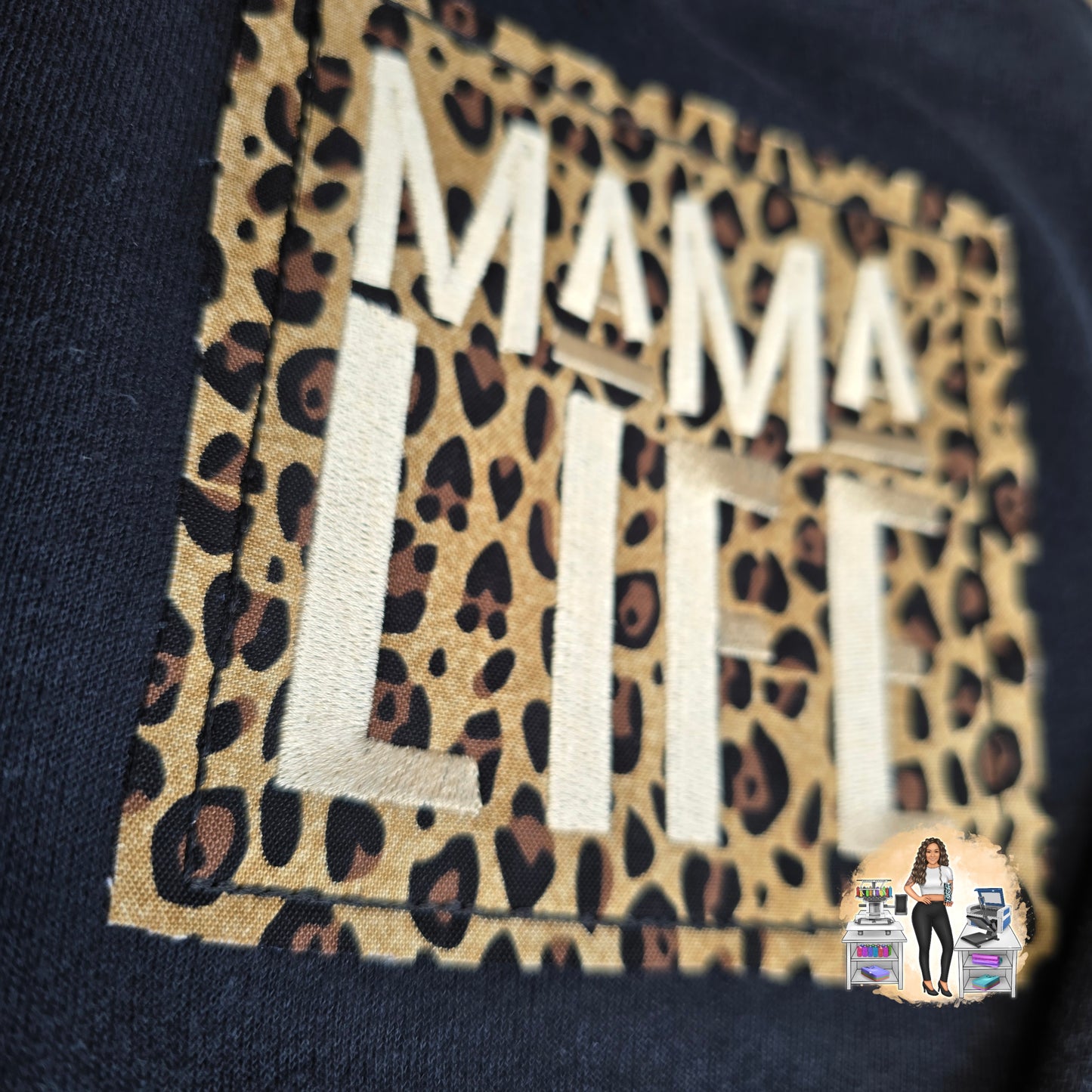Oversized Mama Life Quarter Zip - AS SHOWN - WS