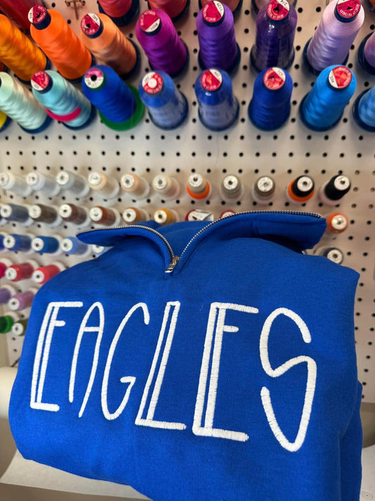 Title Quarter Zips - WS - NEW BUBBLE FONT!