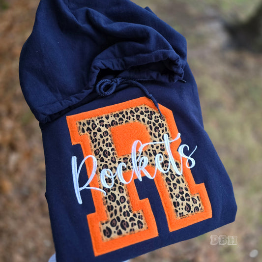 Double Applique Mascot - Fleece on BOTTOM