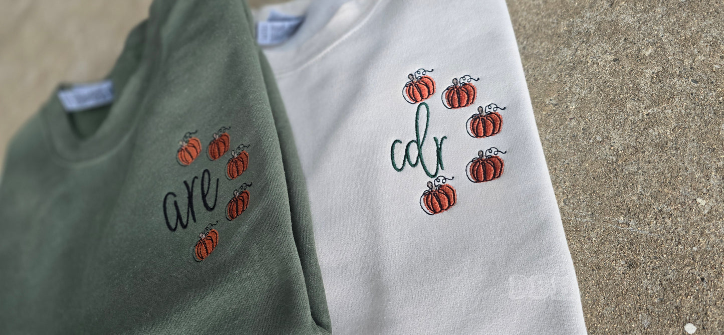 Multiple Pumpkin Monogram