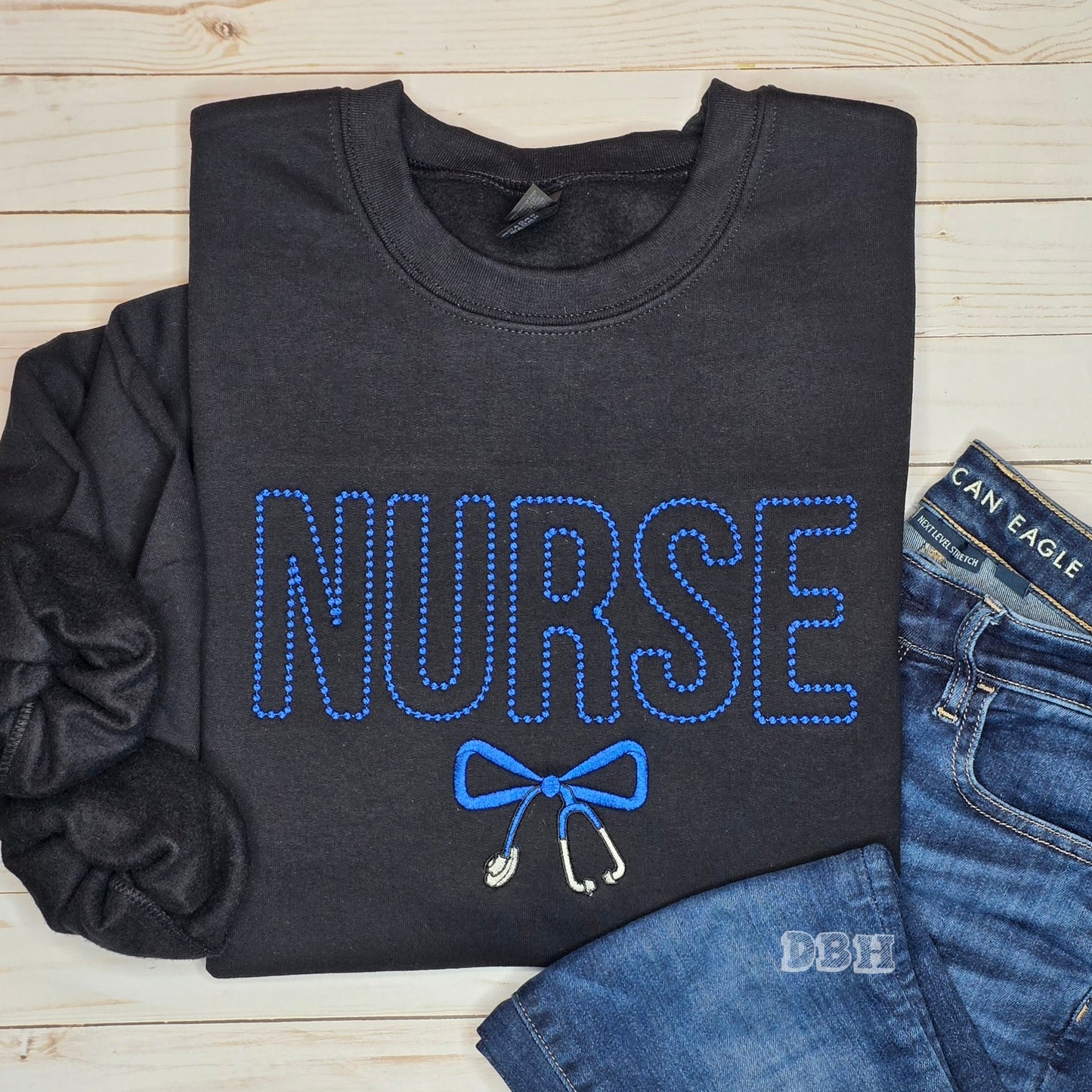 Dotted Nurse + Stethoscope - WS