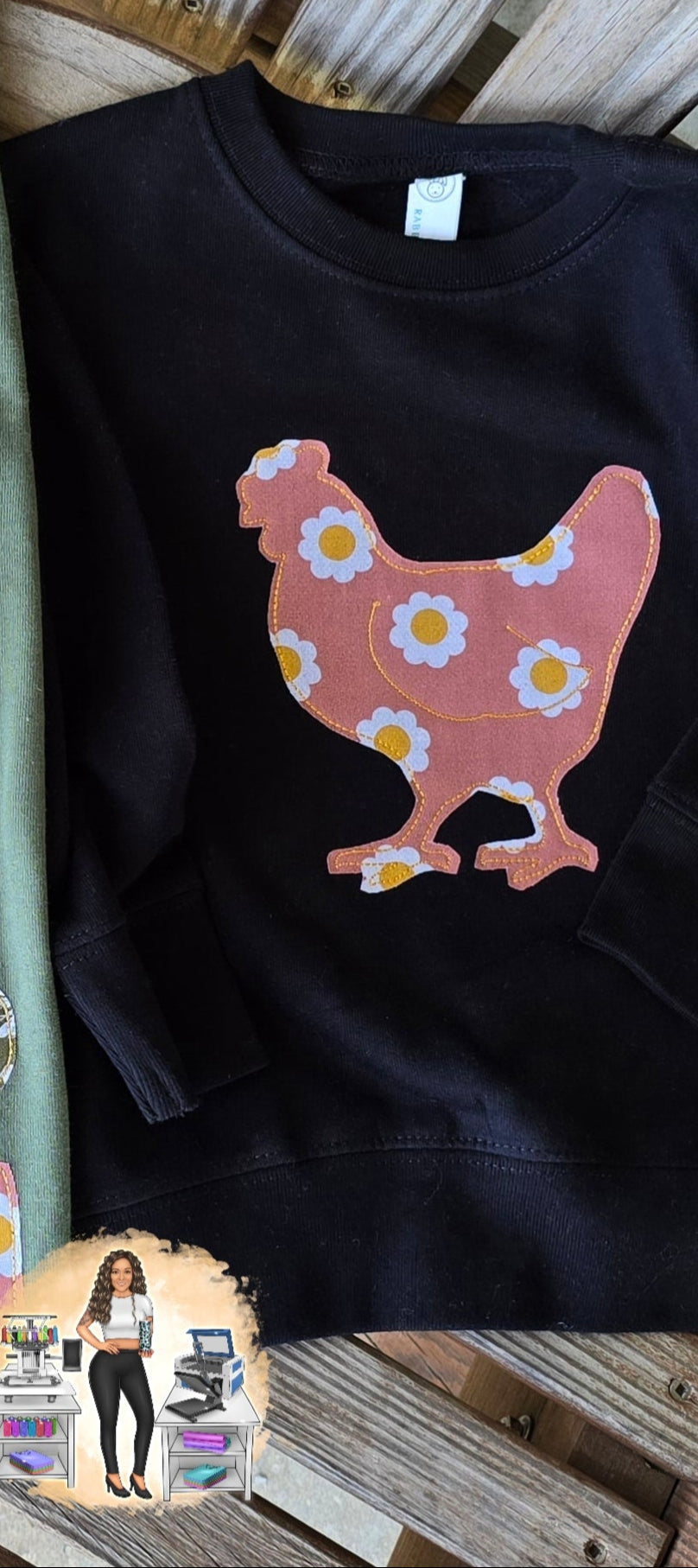 Chicken Applique - WS
