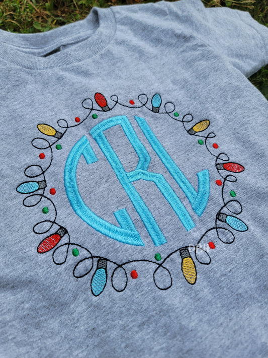 Christmas Frame Monogram - WS
